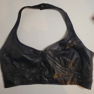 Genuine Leather Wilsons Pelle Studio | Halter Bralette